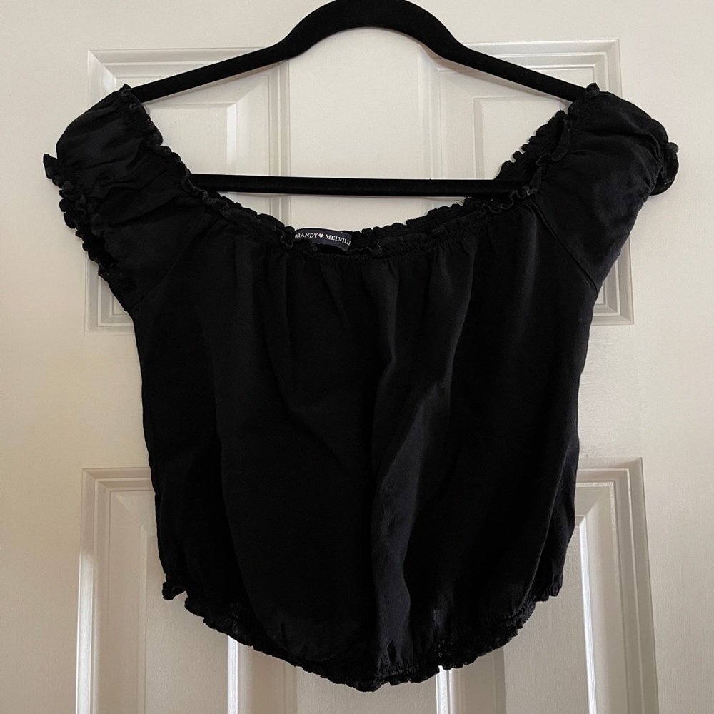 Brandy Melville Lettuce Edge Crop